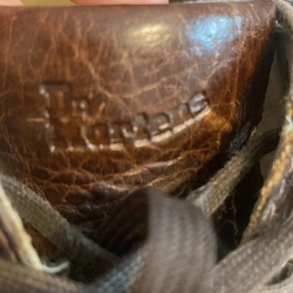 Dr Martens Vintage Brown Lace Up Oxfords Shoes Men Sz 12 - Picture 8 of 8